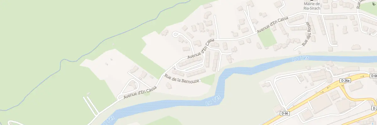 Plan du 8 All des Mimosas à Ria-Sirach
