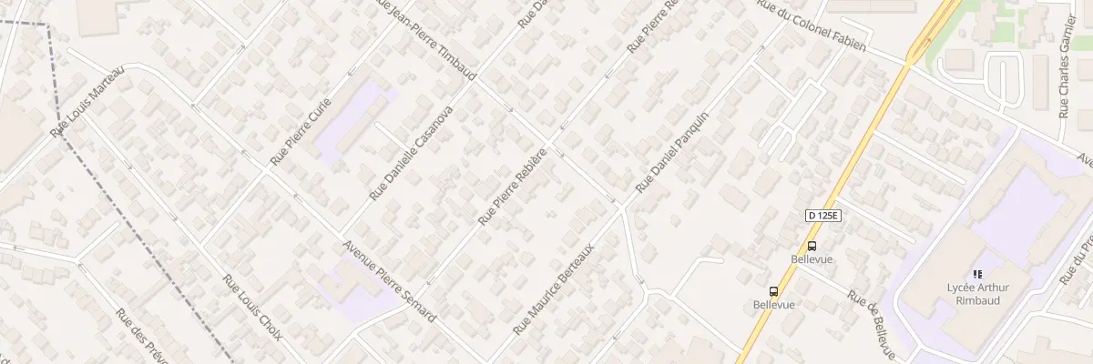 Plan du 29 Rue Pierre Rebière à Garges-lès-Gonesse