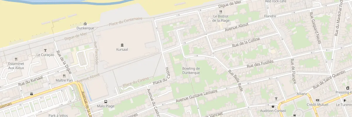 Plan du 48 Av About à Dunkerque