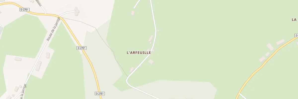 Plan du 1 L’Arfeuille à Aix