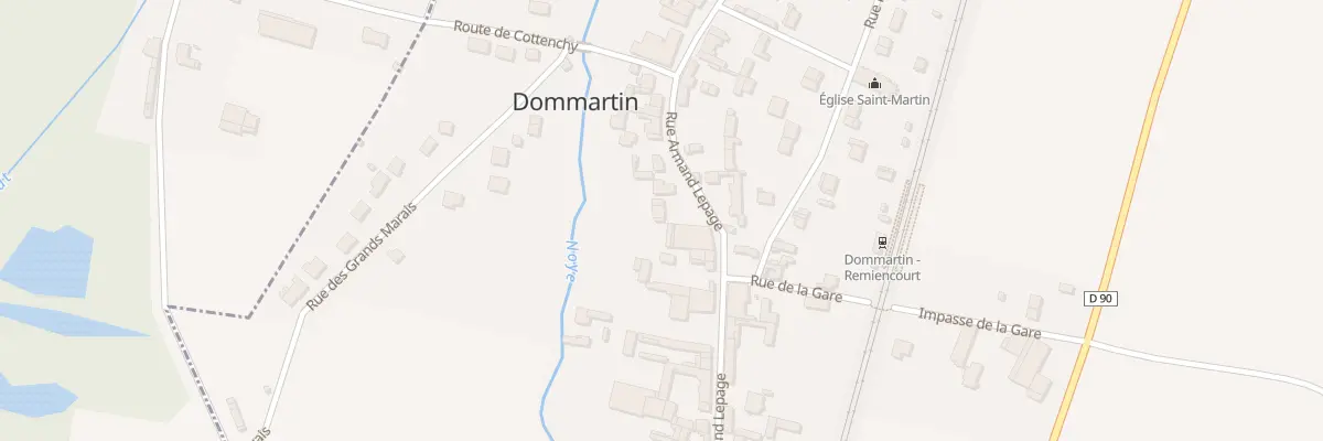 Plan du 32 Rue Armand Lepage à Dommartin