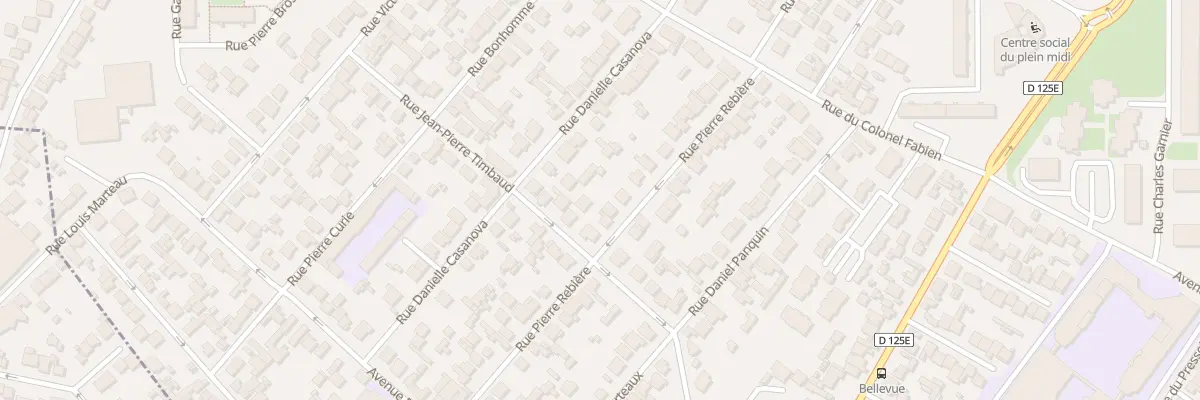 Plan du 18 Rue Pierre Rebière à Garges-lès-Gonesse