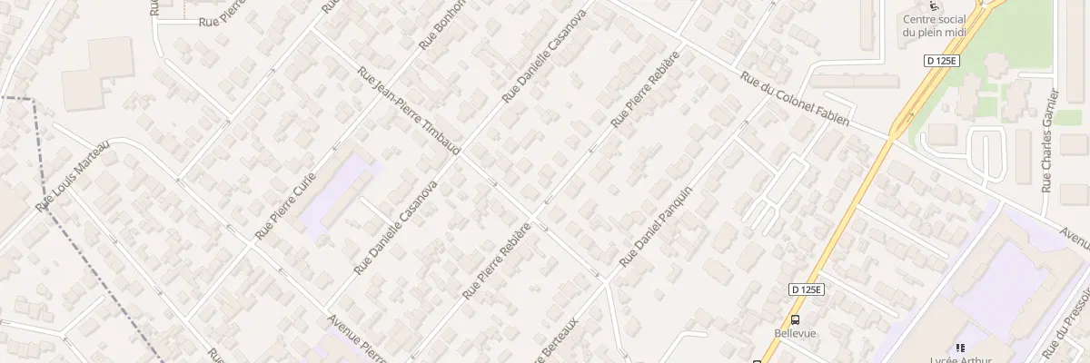 Plan du 20 Rue Pierre Rebière à Garges-lès-Gonesse