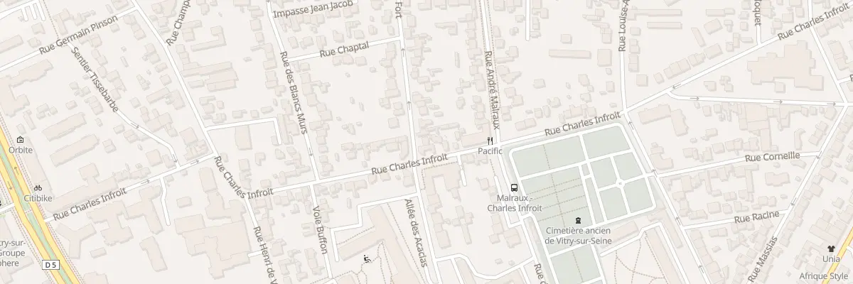 Plan du 2B Rue du Fort à Vitry-sur-Seine