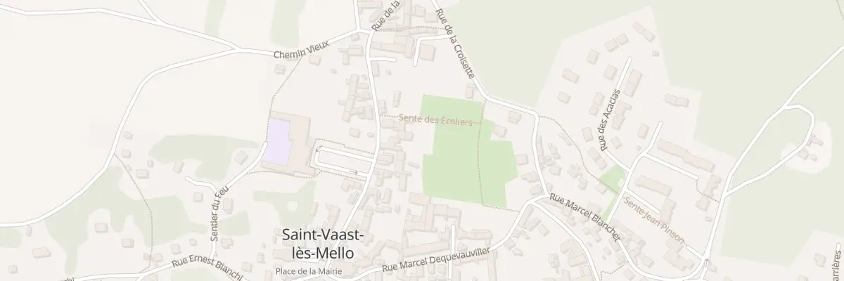 Plan du 451 Rue de la Paix à Saint-Vaast-lès-Mello