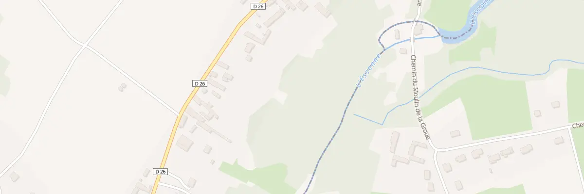 Plan du 108B Rue de la Vallée à Aulnay-la-Rivière