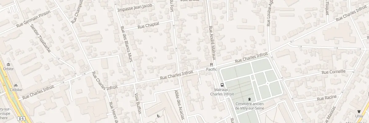 Plan du 4 Rue du Fort à Vitry-sur-Seine