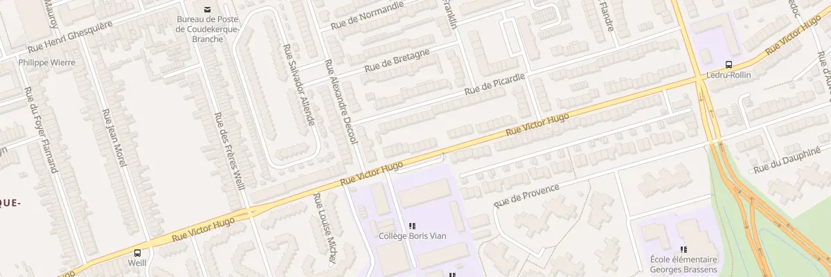 Plan du 115 Rue Victor Hugo à Coudekerque-Branche