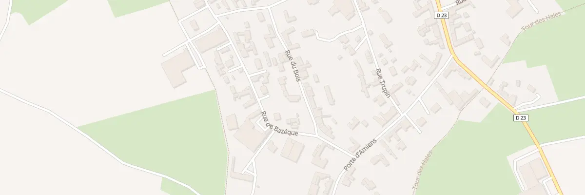 Plan du 12 Rue du Bois à Beauquesne