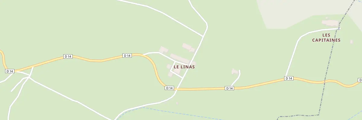 Plan du Hameau du Linas à Bugarach