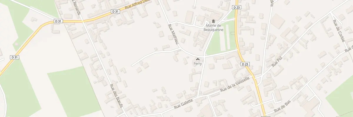 Plan du 5 Rue Mathieu à Beauquesne