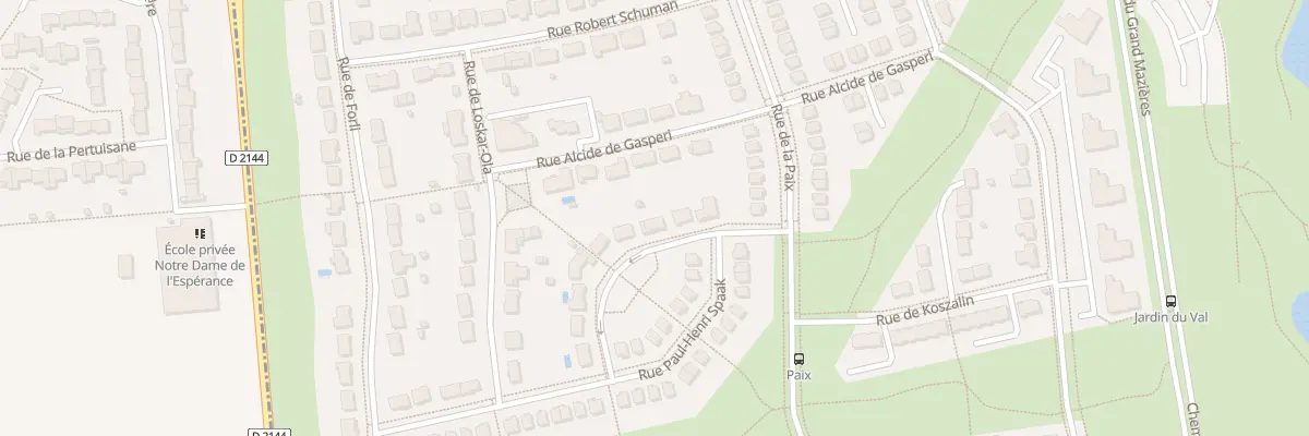 Plan du 23 Rue Paul-Henri Spaak à Bourges