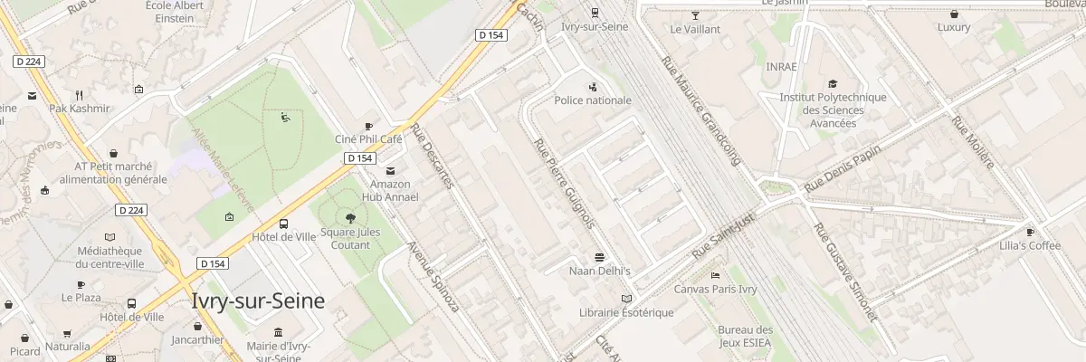 Plan du 21 Rue Pierre Guignois à Ivry-sur-Seine