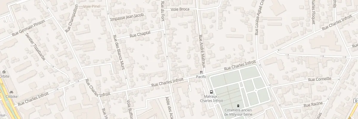 Plan du 8 Rue du Fort à Vitry-sur-Seine