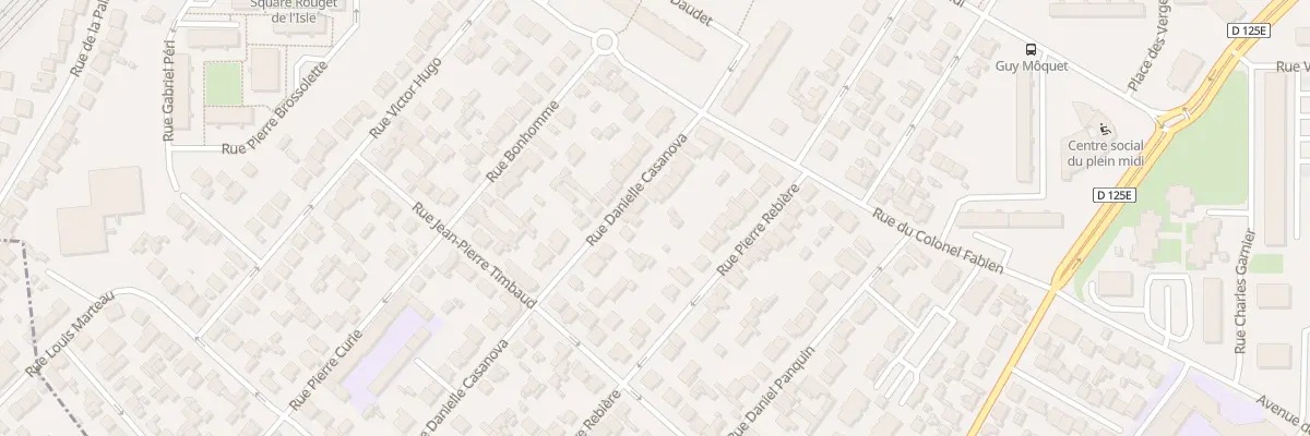 Plan du 11 Rue Daniele Casanova à Garges-lès-Gonesse