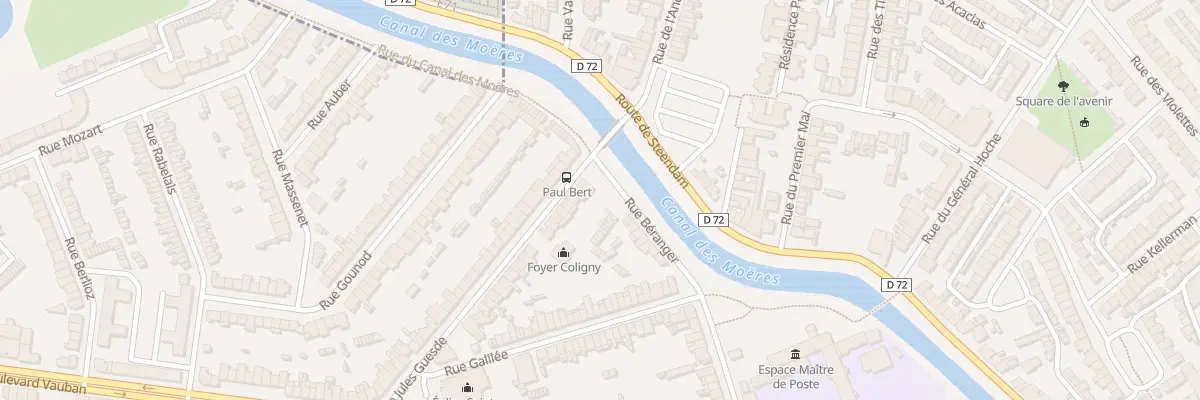 Plan du 252 Rue Jules Guesde à Coudekerque-Branche