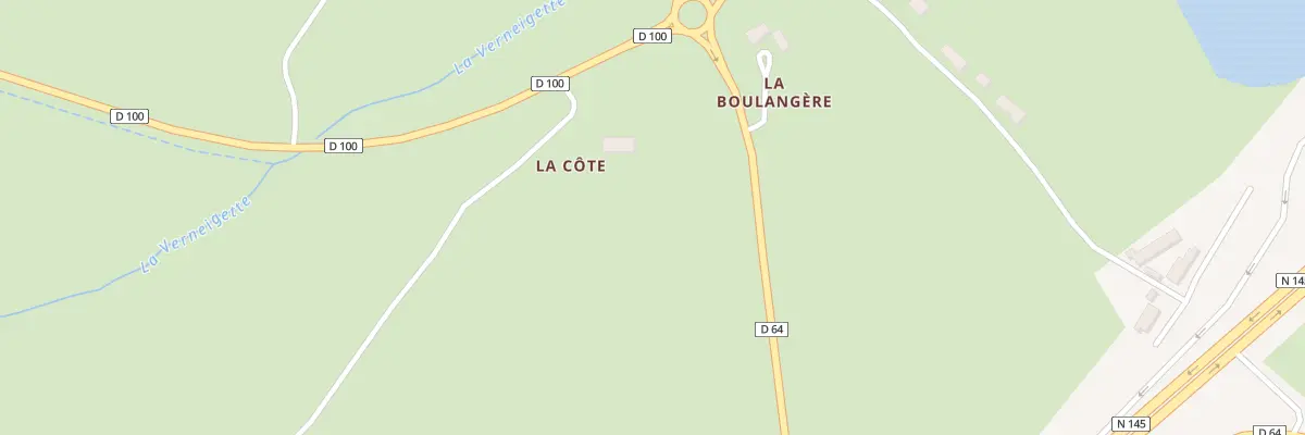 Plan du 1 La Côte à Nouhant