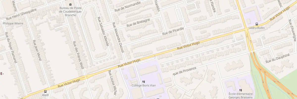 Plan du 119 Rue Victor Hugo à Coudekerque-Branche