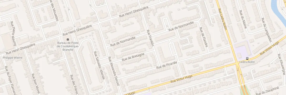 Plan du 25 Rue de Bretagne à Coudekerque-Branche
