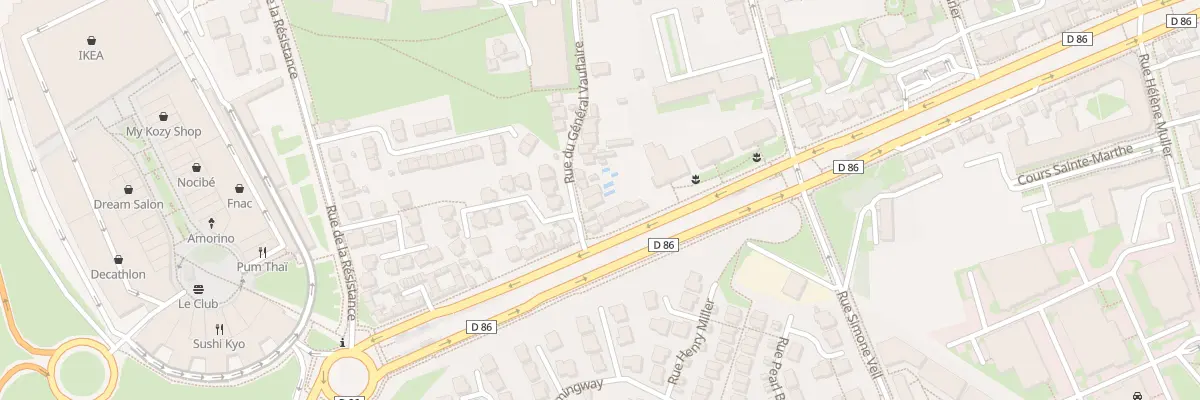 Plan du 4 Rue du Général Vauflaire à Thiais
