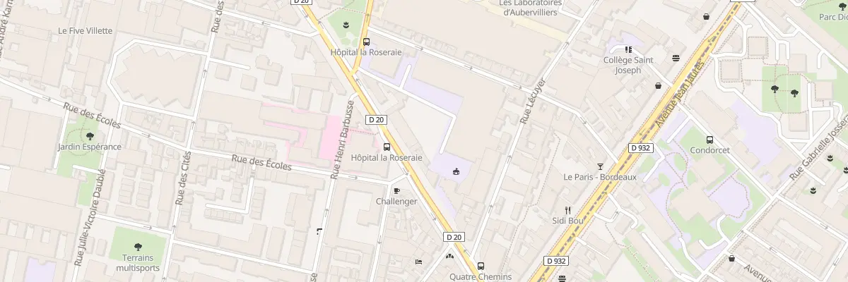 Plan du 97B Av de la République à Aubervilliers