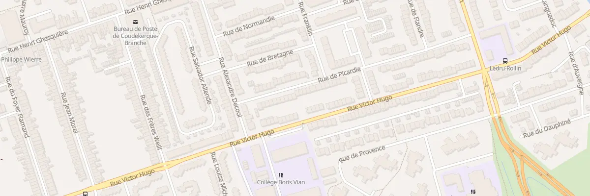 Plan du 20 Rue de Picardie à Coudekerque-Branche