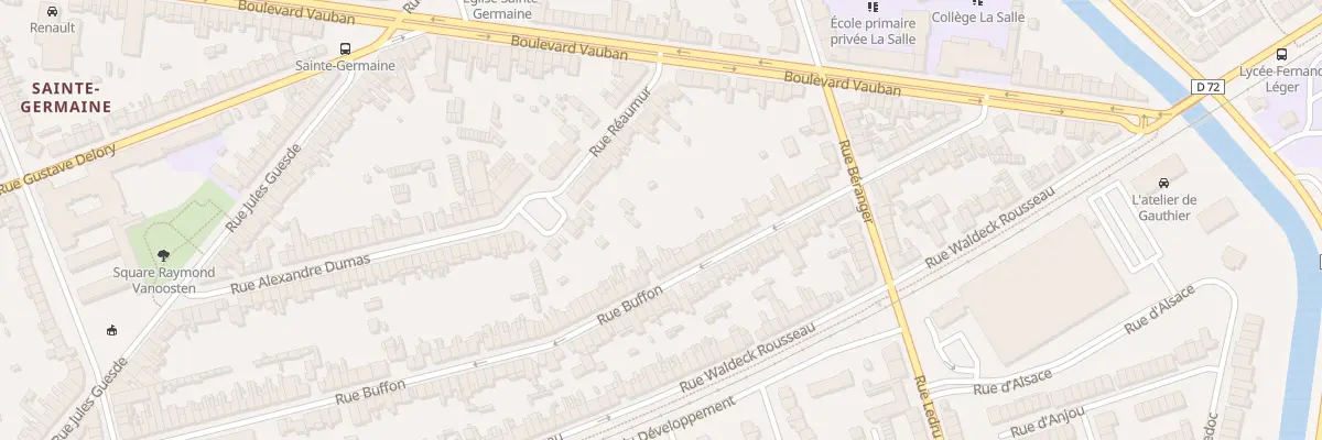 Plan du 153 Rue Buffon à Coudekerque-Branche