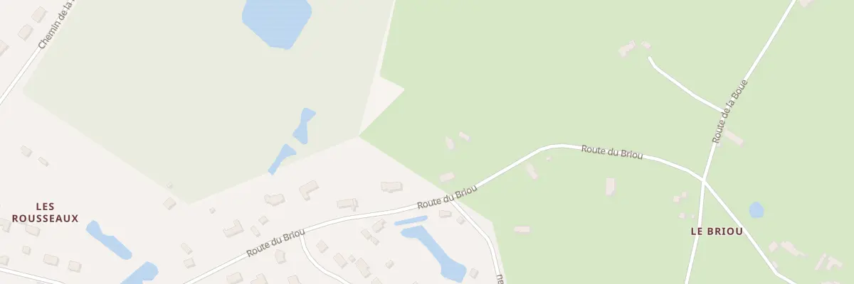 Plan du 91 Rte du Briou à Bouzy-la-Forêt