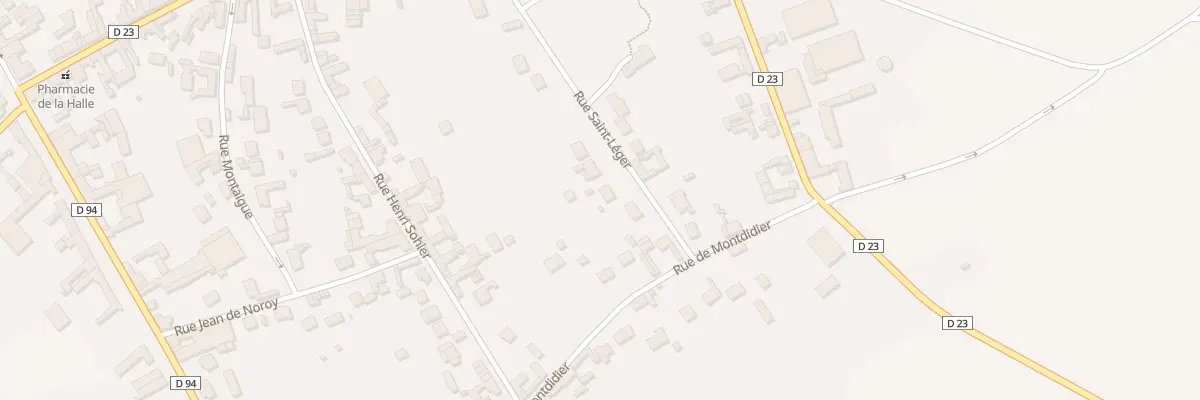 Plan du 18 Rue Saint Leger à Ansauvillers