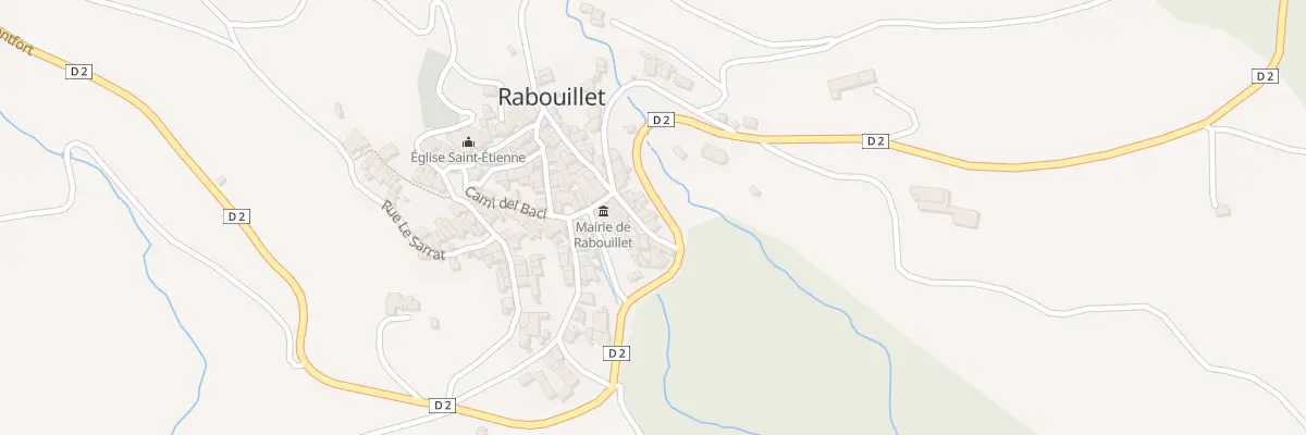 Plan du 4 Vc Le Rec de la Canal à Rabouillet