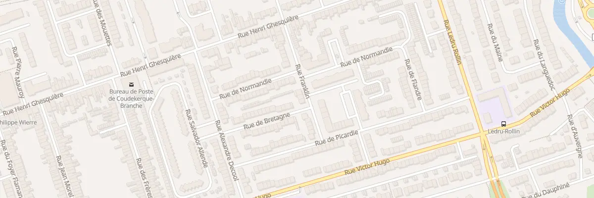 Plan du 15 Rue Franklin à Coudekerque-Branche