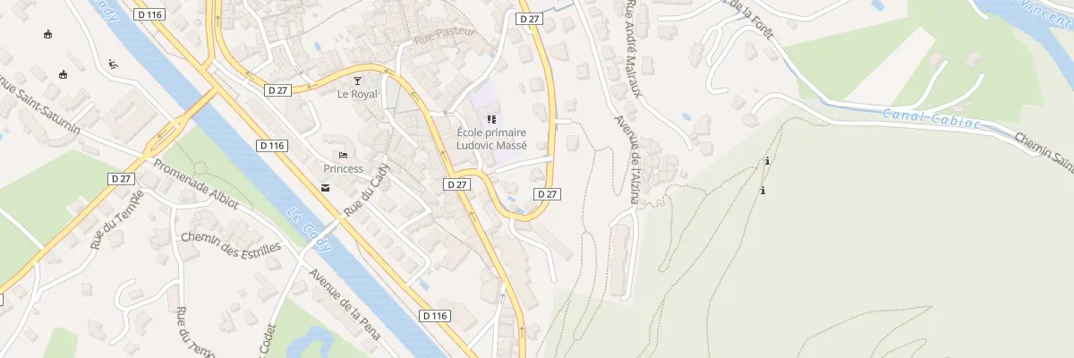 Plan du 4 Bd Lambert Violet à Vernet-les-Bains