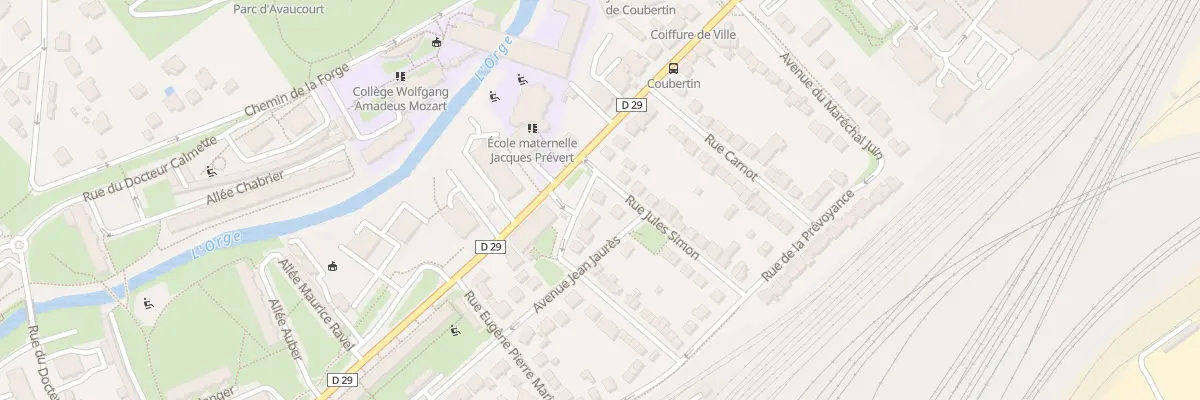 Plan du 36 Rue d’Orléans à Athis-Mons