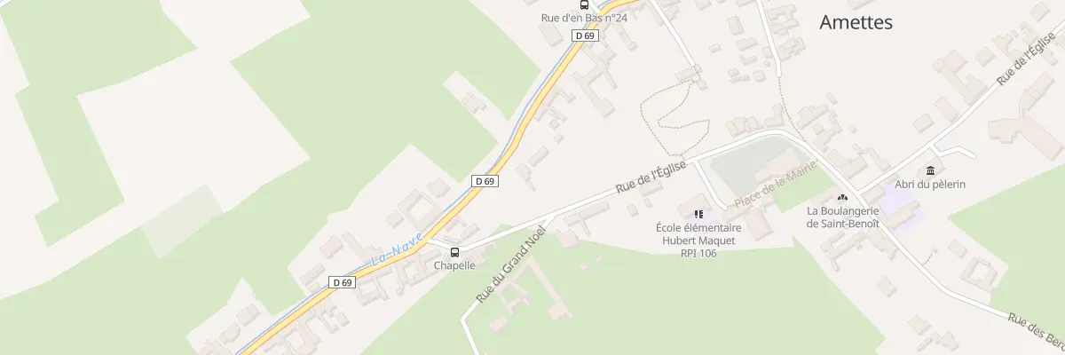 Plan du 36B Rue d’En Bas à Amettes