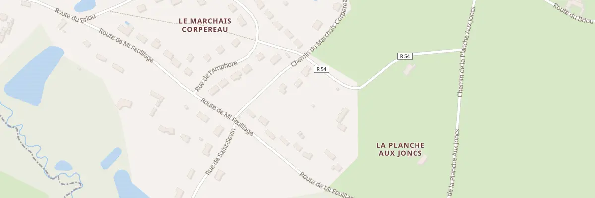 Plan du 29 Che du Marchais Corpereau à Bouzy-la-Forêt