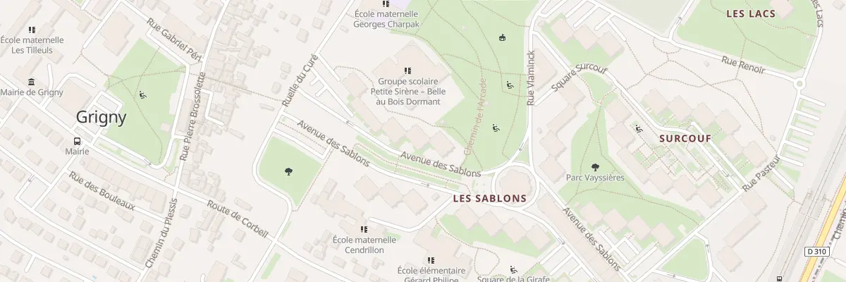 Plan du 18 Av des Sablons à Grigny