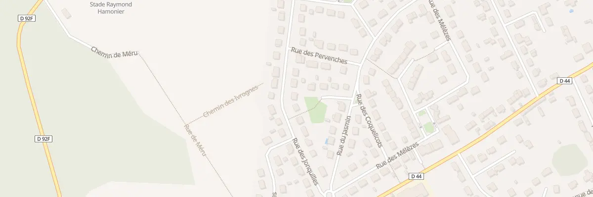 Plan du 45 Rue des Jonquilles à Villers-sous-Saint-Leu