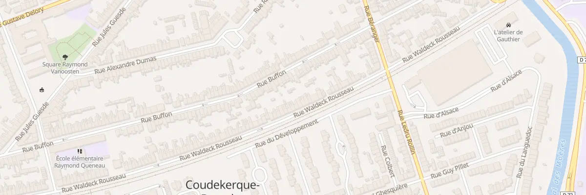 Plan du 112 Rue Waldeck Rousseau à Coudekerque-Branche