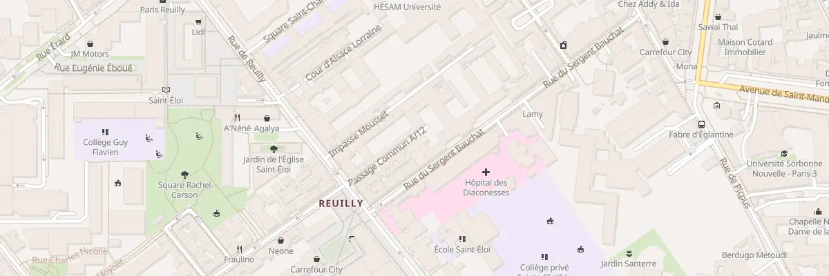 Plan du 5 Vc A/12 à Paris 12e Arrondissement