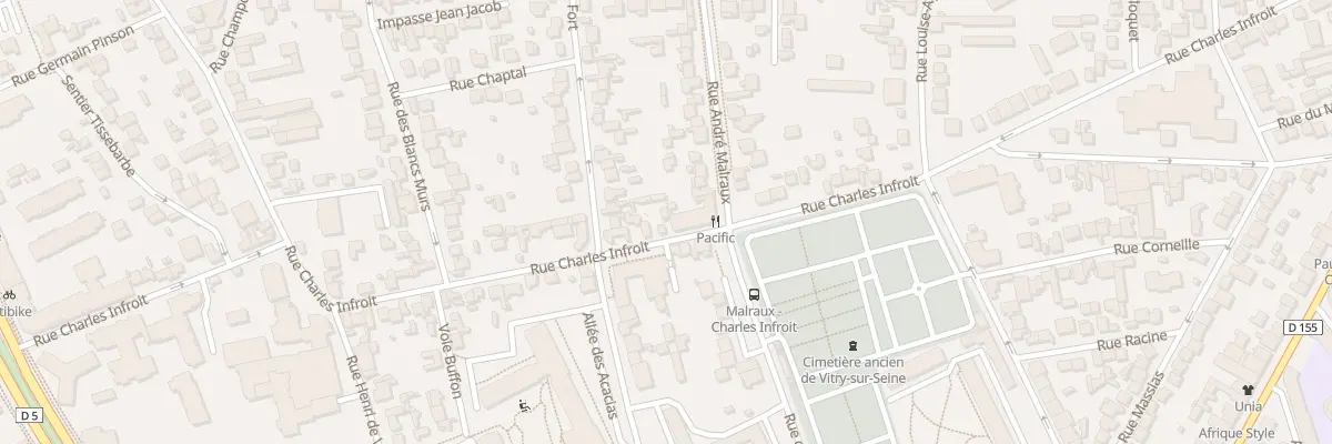 Plan du 70 Rue Charles Infroit à Vitry-sur-Seine