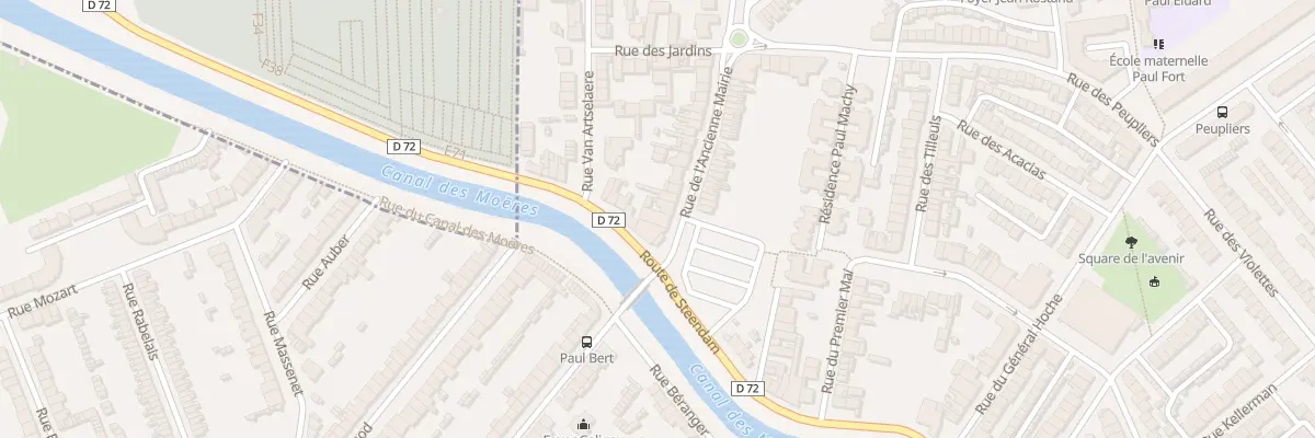 Plan du 1 Rue de l’Ancienne Mairie à Coudekerque-Branche