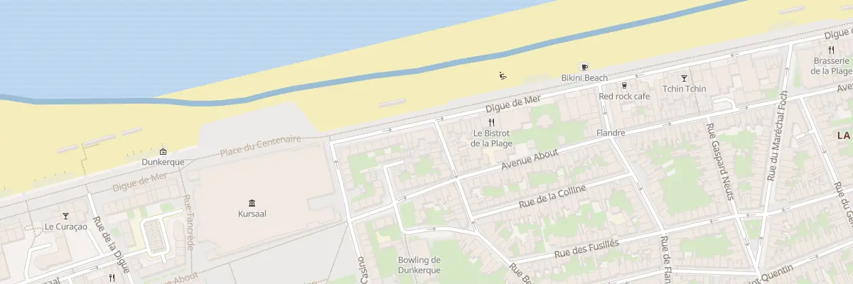 Plan du 2 Rue Belle Rade à Dunkerque