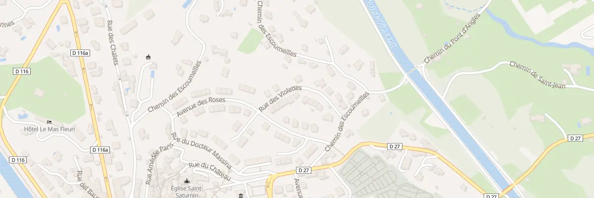 Plan du 12 Rue des Violettes à Vernet-les-Bains