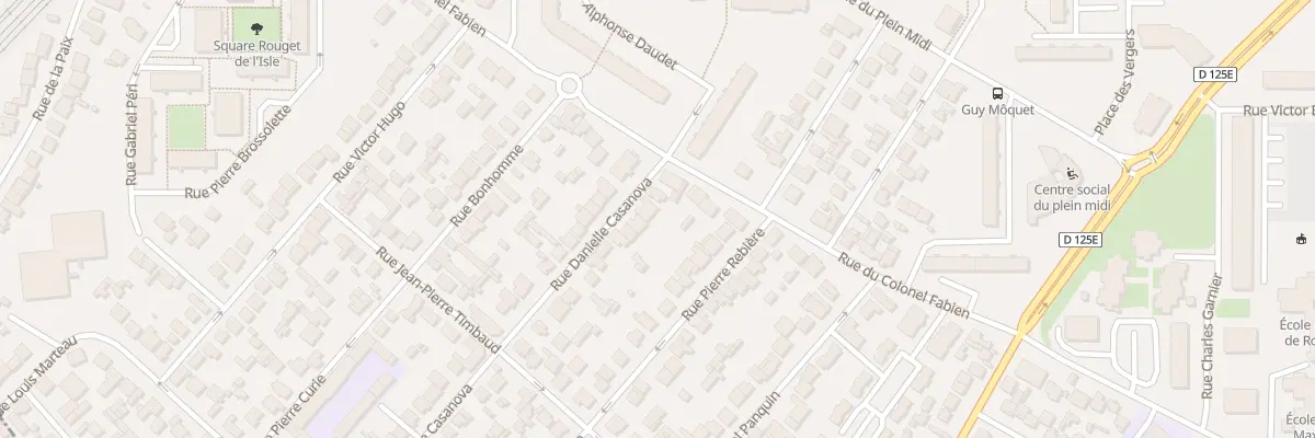 Plan du 3 Rue Daniele Casanova à Garges-lès-Gonesse
