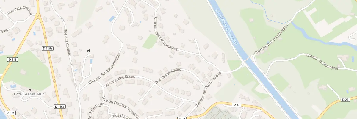 Plan du 32B Che des Escoumeilles à Vernet-les-Bains