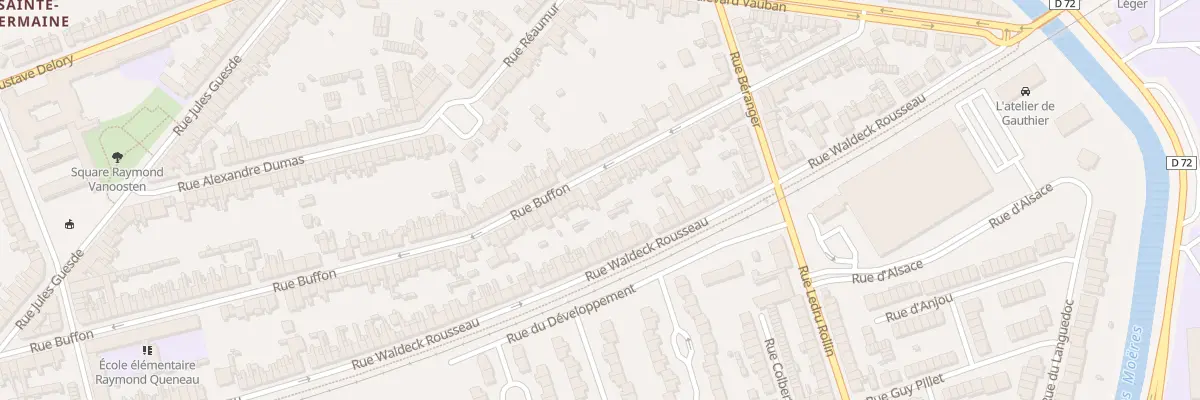 Plan du 116 Rue Buffon à Coudekerque-Branche