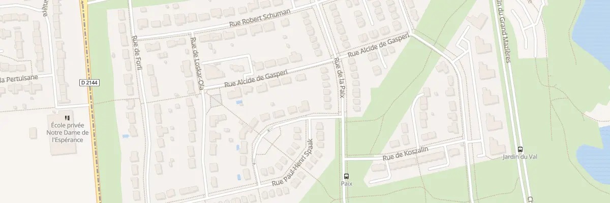 Plan du 27 Rue Paul-Henri Spaak à Bourges