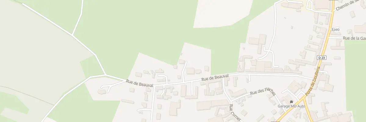 Plan du 10A Rue de Beauval à Beauquesne