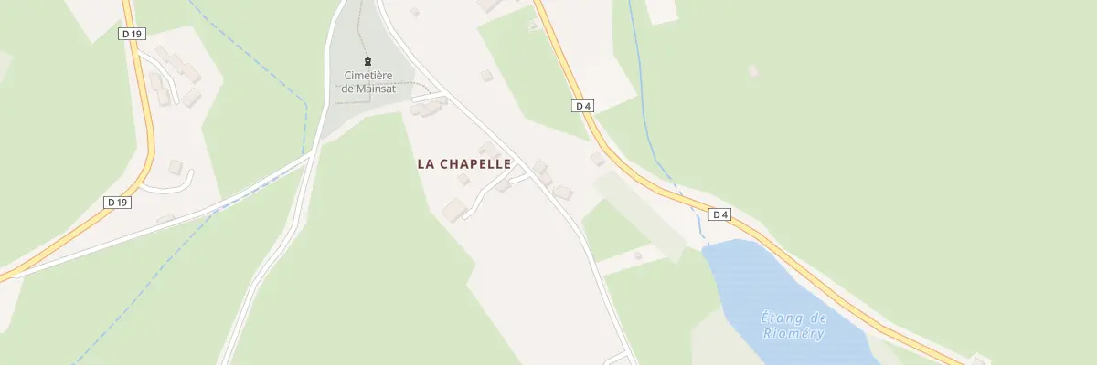 Plan du 5 La Chapelle à Mainsat