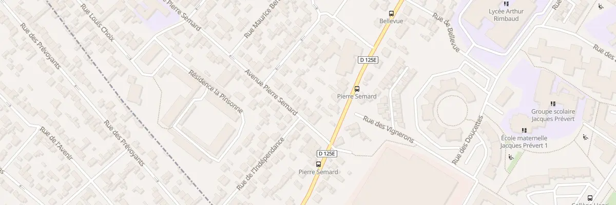 Plan du 8 Av Pierre Sémard à Garges-lès-Gonesse